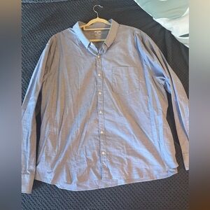 Classic Blue Men's Casual Shirt